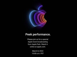 event apple 8 mars