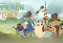 pomme de pin et poney apple tv