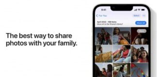 bibliotheque partagee icloud ios 16