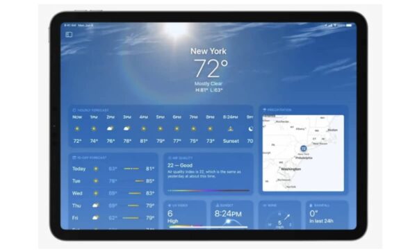 meteo ipad ios 16