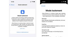 mode isolement ios 16 safari