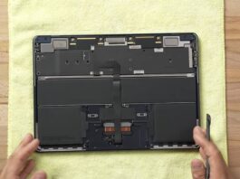 demontage macbook air m2