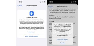 mode isolement ios 16 j22