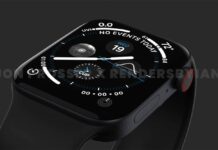 apple watch ecran plat