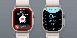 siren depth apple watch ultra