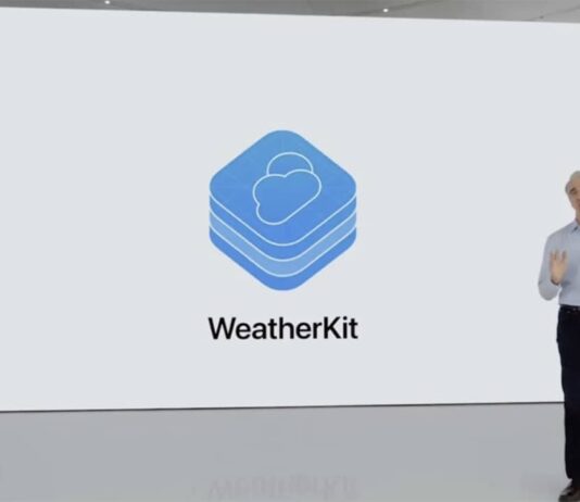 weatherkit developpeurs apple