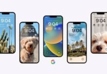 ecran verrouillage google ios 16