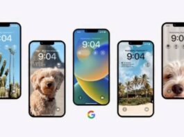 ecran verrouillage google ios 16