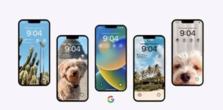 ecran verrouillage google ios 16