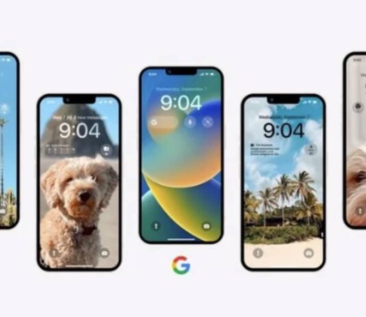 ecran verrouillage google ios 16