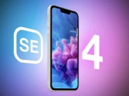 iPhone SE 4 avec écran de 6,1 pouces et encoche iphone se 4