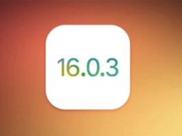 mise a jour ios 16 0 3