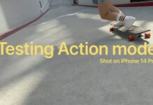 mode action shot on iphone