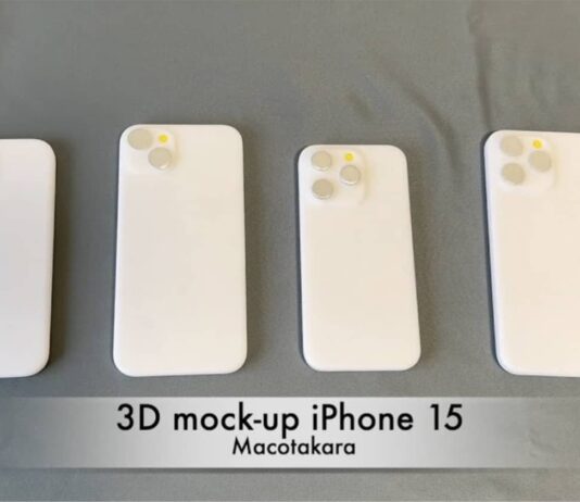3d mock up iphone 15