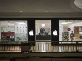 premier apple store histoire demenage