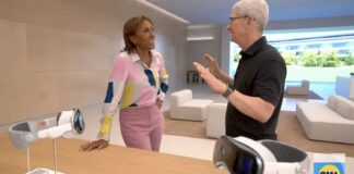tim cook apple vision pro