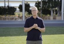 tim cook apple park 2023