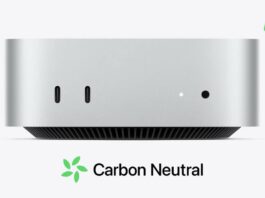mac mini m4 neutre carbone