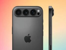 render of iphone 17 pro camera module in the form of a horizontal bar.webp