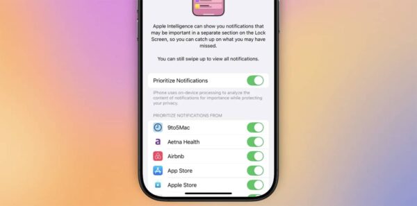 iOS 18.4 bêta 2, notifications prioritaires