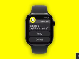 snapchat debarque apple watch premiere fois