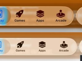 liquid glass ios beta design epure lisibilite