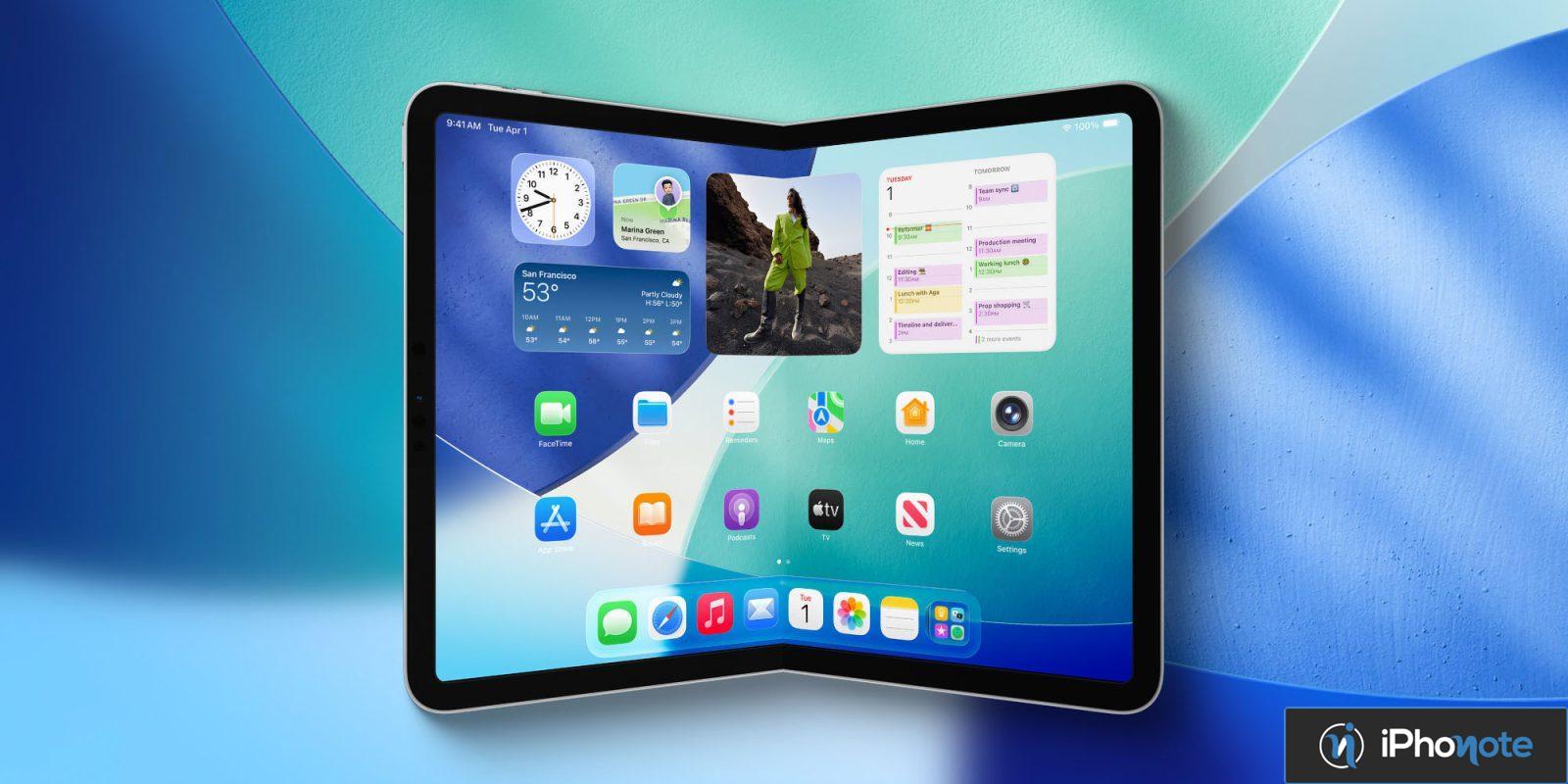 mauvaise nouvelle fans ipad pliable