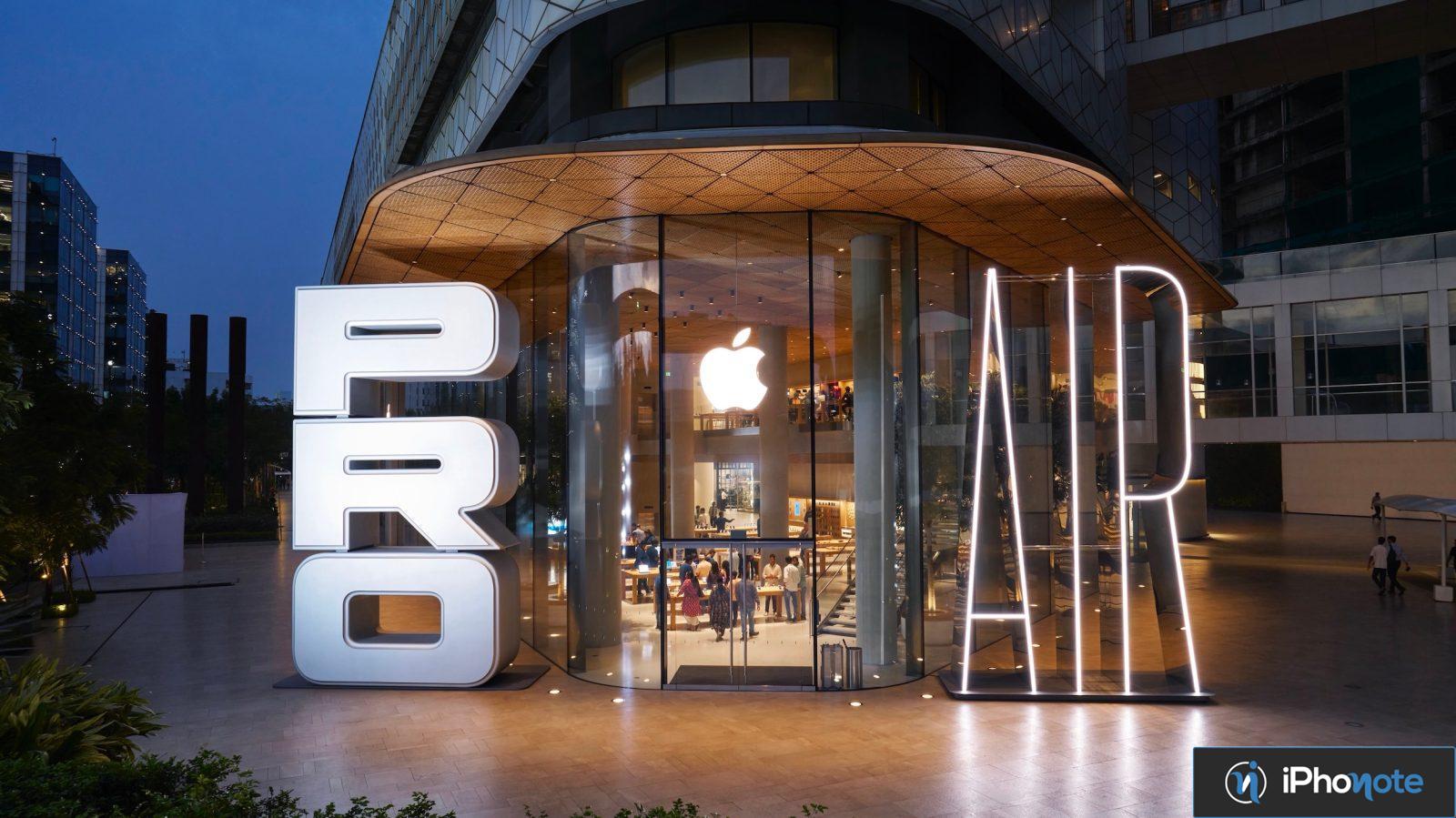 apple celebre lancement iphone magnifique exposition detail
