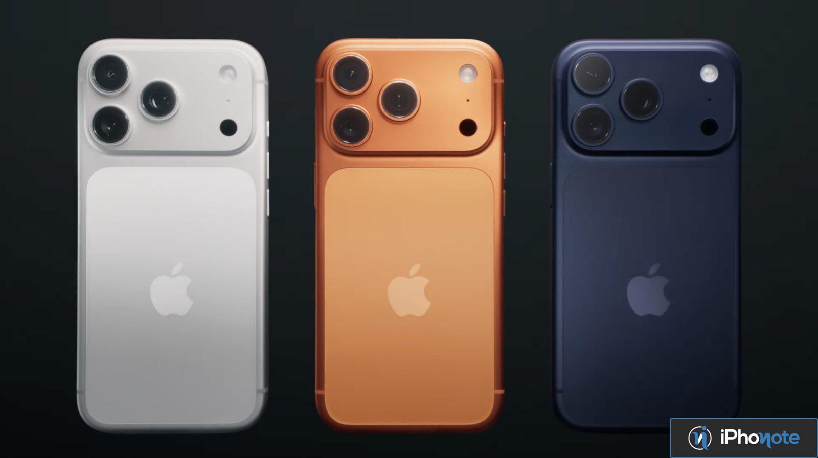 apple presente iphone pro nouvelle couleur cosmic orange batterie amelioree