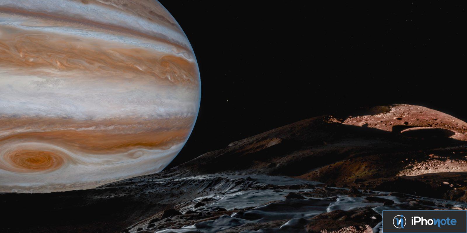 environnement jupiter fait apparition apple vision pro