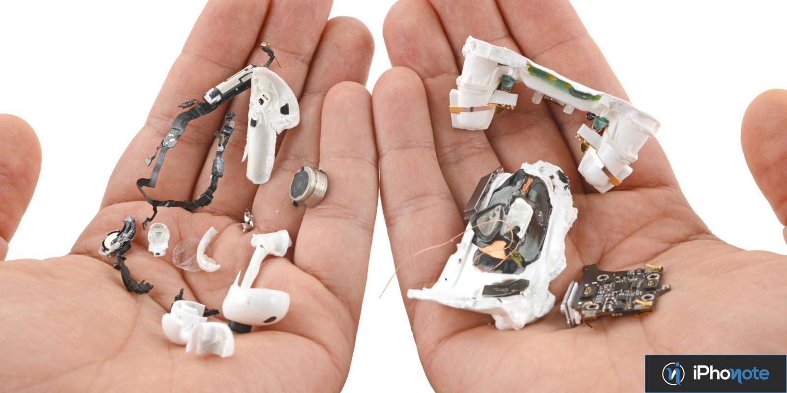 ifixit demonte airpods pro decouverte embouts mousse