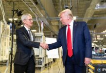 trump salue investissement apple etats unis lors evenement tokyo