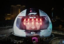 apple impose las vegas lancement the movie