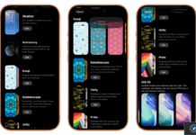 ios refonte galerie fonds ecran