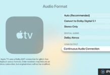 tvos introduit connexion audio continue apple