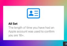 verification age apple ios beta moins secondes