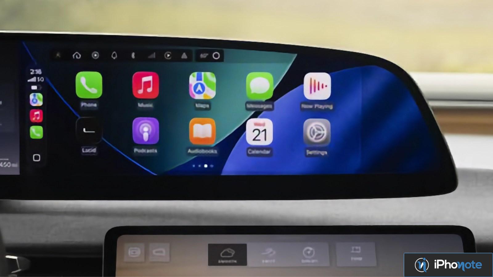 apple carplay arrive semaine suv electrique gravity lucid