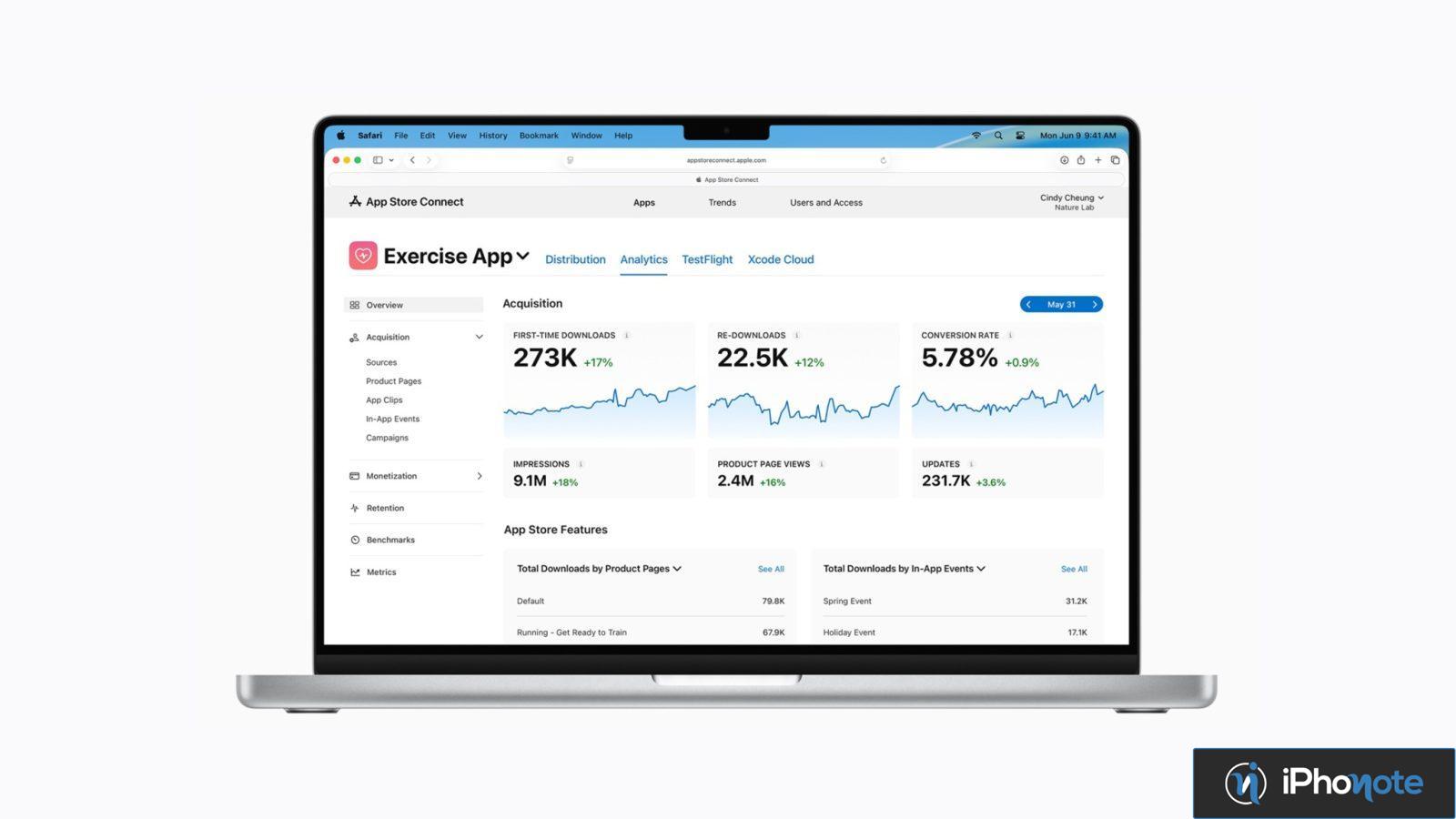 apple devoile mise jour majeure analytics app store connect