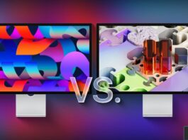 Comparatif des écrans : Nouveau Studio Display et Studio Display XDR comparatif ecrans nouveau studio display studio display xdr