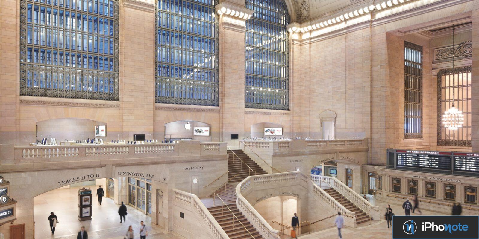 fermeture apple store grand central evenement mysterieux preparation