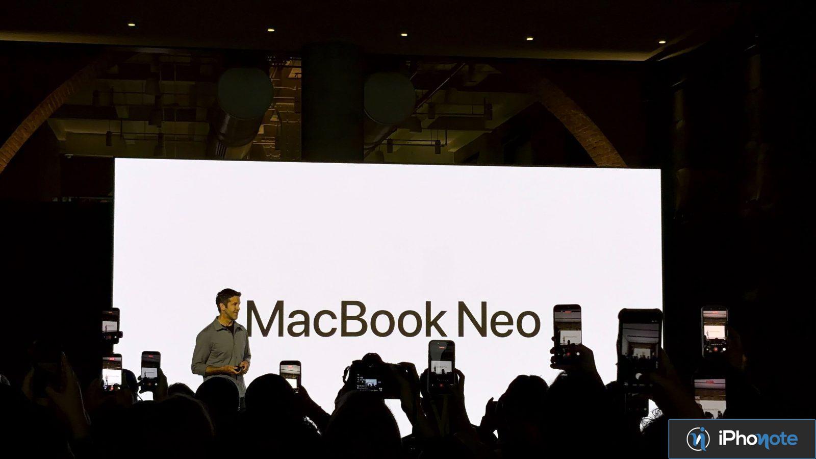 macbook neo enfin puce a18 pro 599 quatre couleurs