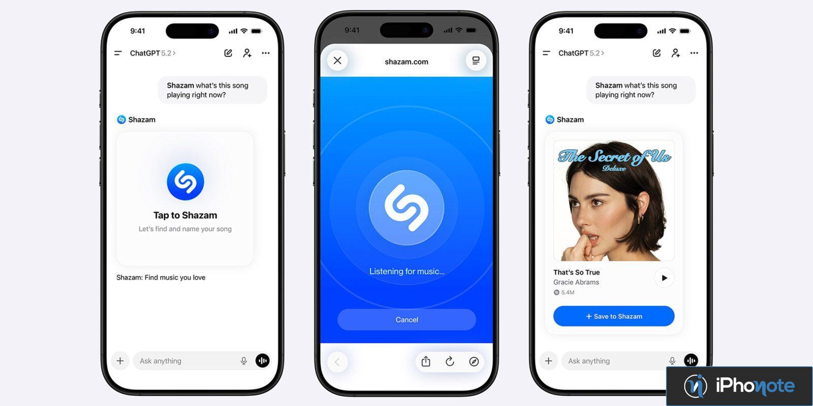 shazam invite chatgpt identifiez morceaux facilement
