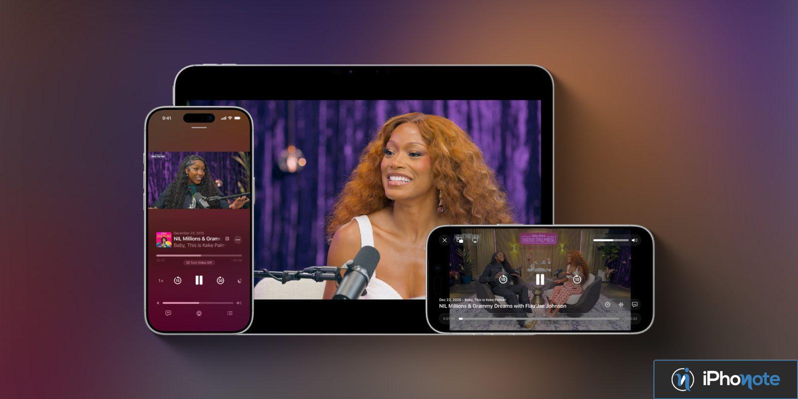 utilisateurs ios decouvrent experience video apple podcasts