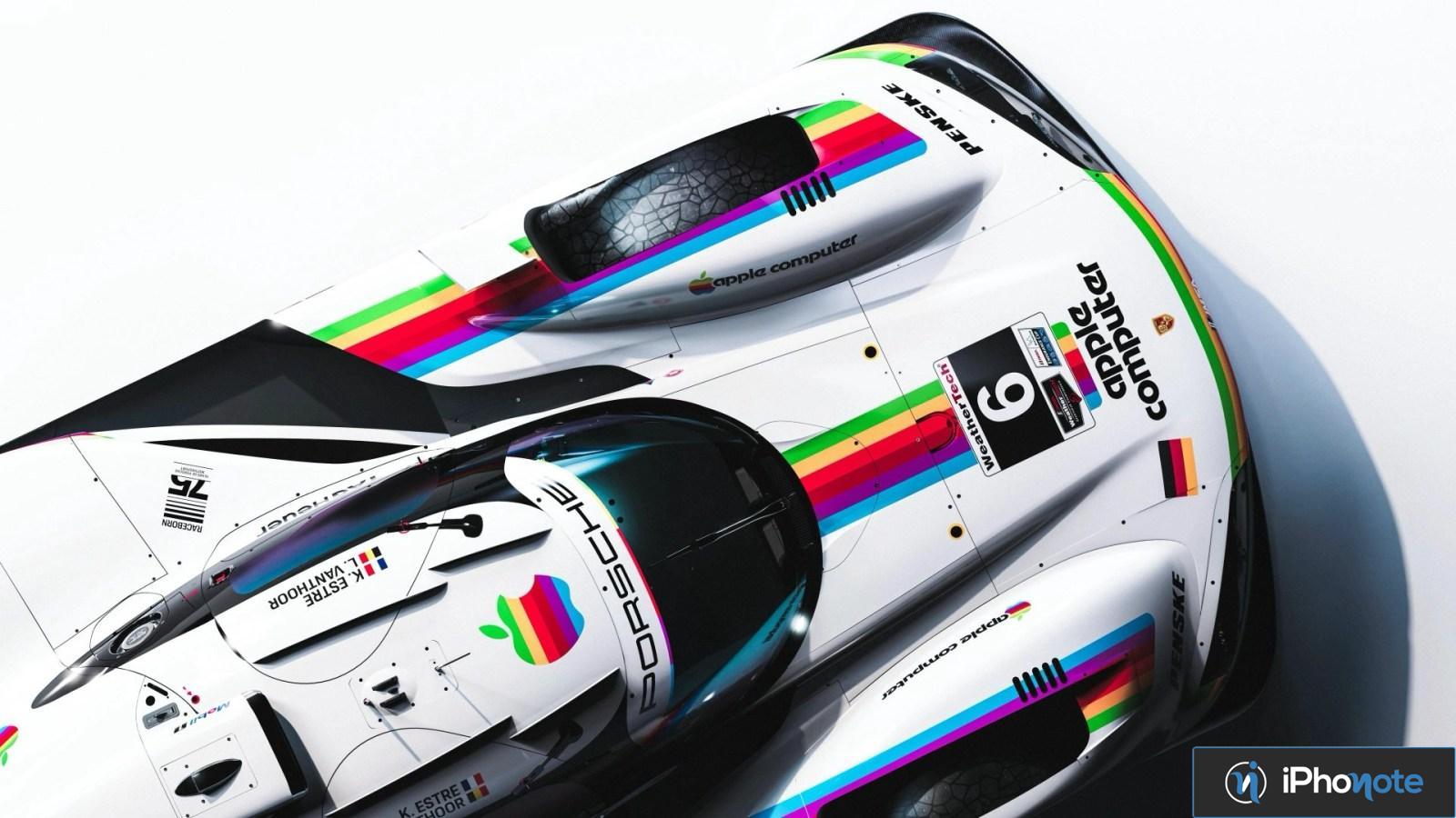apple porsche devoilent designs voitures course inspires annees laguna seca