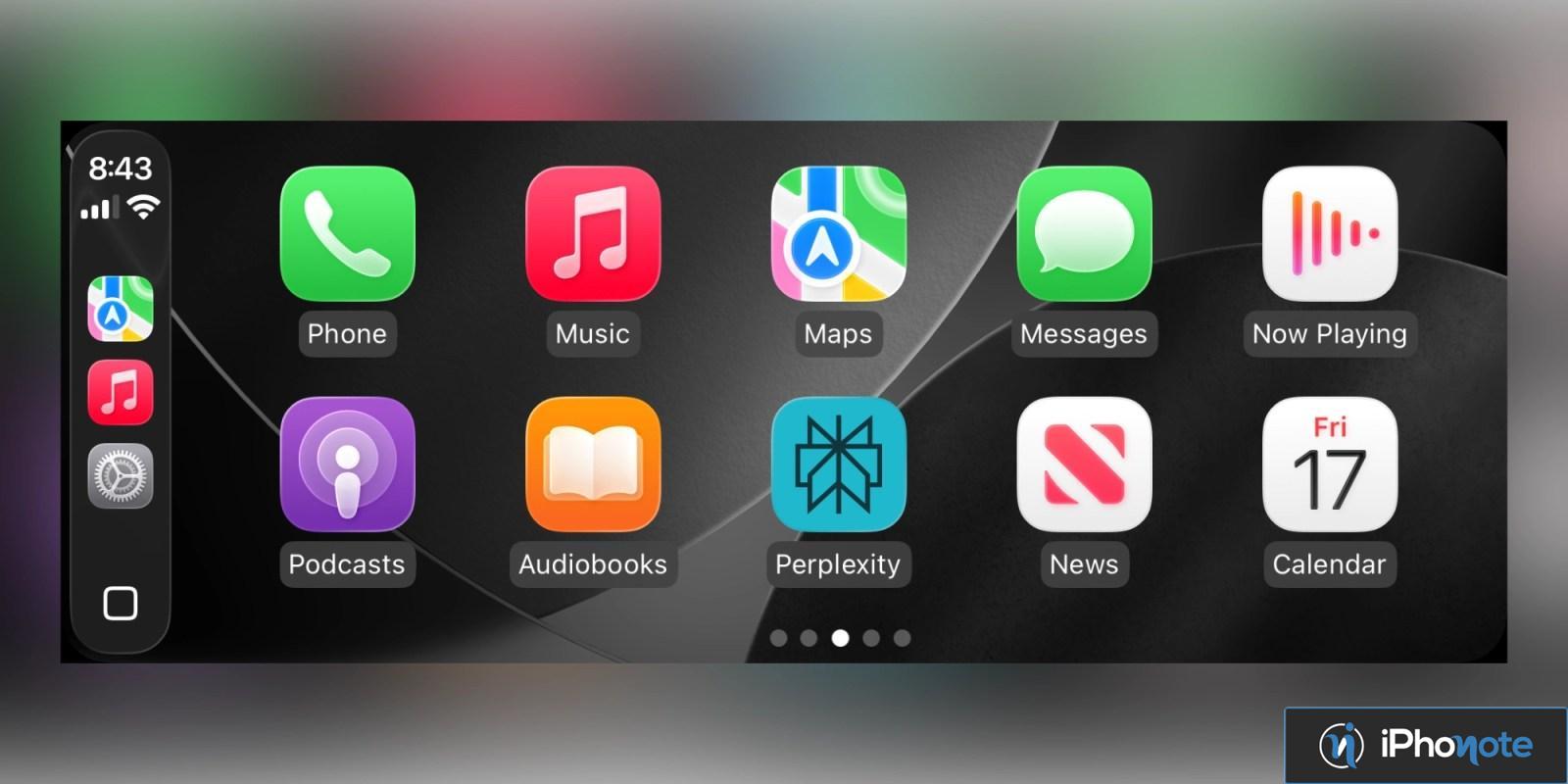 carplay apple integre applications chat iphone