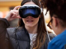 demarrage chaotique vision pro apple store