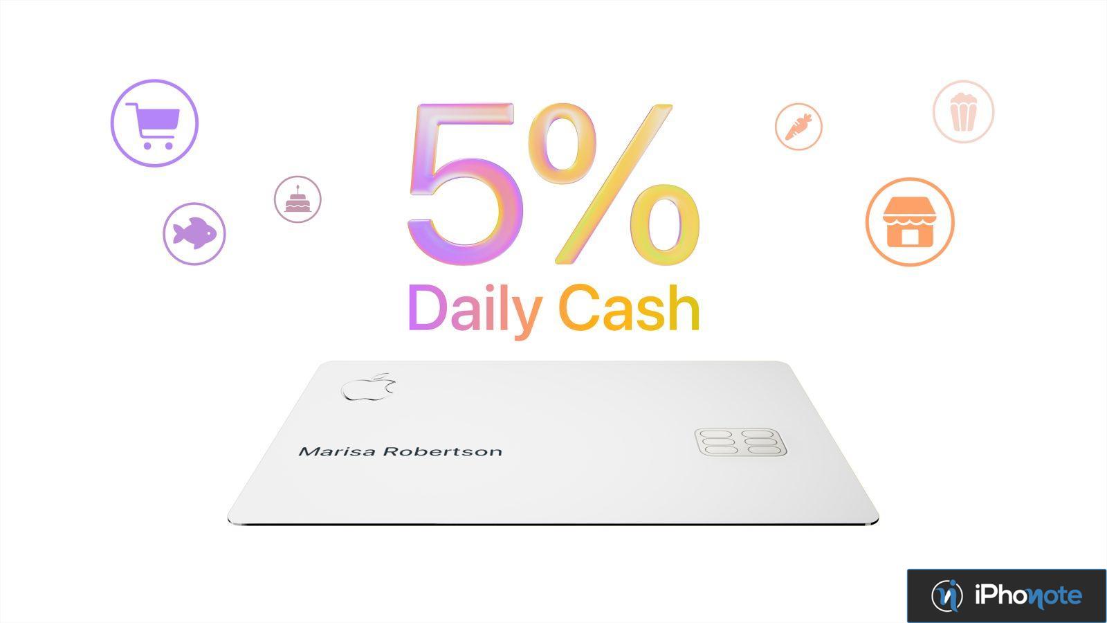 offre limitee nouvelle apple card propose cashback courses