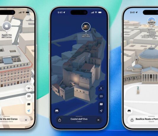 apple maps enrichit experience urbaine rome naples