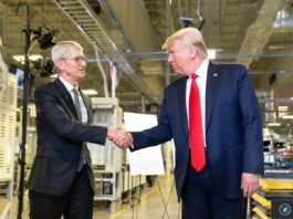 donald trump invite tim cook autres pdg lors voyage chine