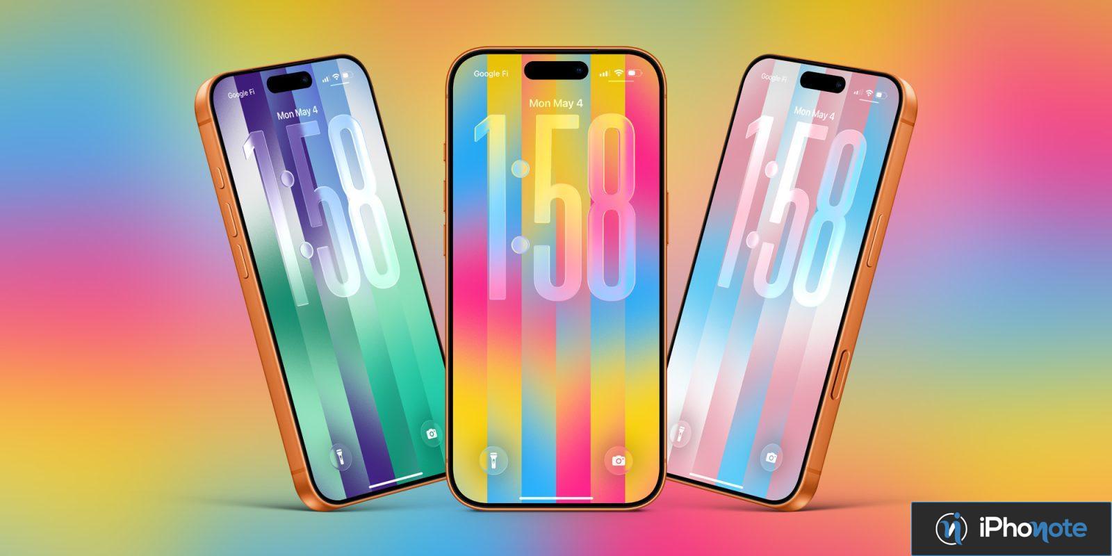 ios nouveaux fonds ecran eclatants iphone